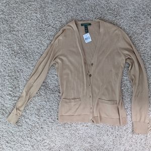 Lauren Ralph Lauren beige cardigan